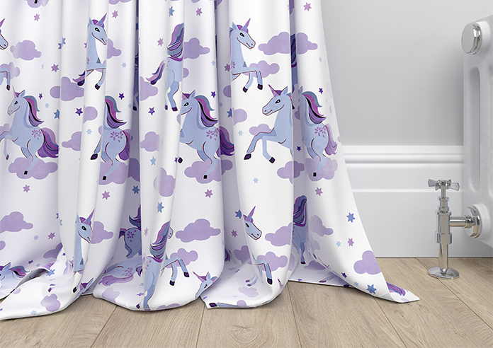 Unicorn Magic, Purple - Made to Measure Curtains - Image 6